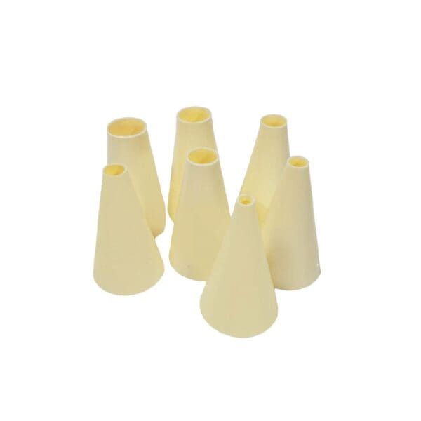 Piping Nozzle Set - 7 Pieces Plain PP Kookie - Ivory
