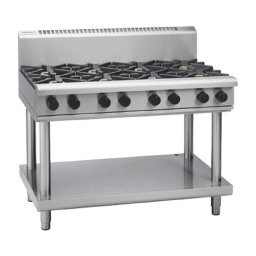 WALDORF Gas Cooktop 8 Burners On Stand 1200mm RN8800G-LS