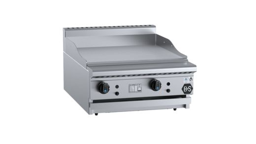 B+S Black Series Grill Plate Bench Mounted 600mm 44Mj/h NG/LPG