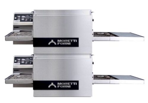 Moretti Forni Pizza Conveyor Oven Double Deck 240V 6.9kW 10A 43Mj/h NG