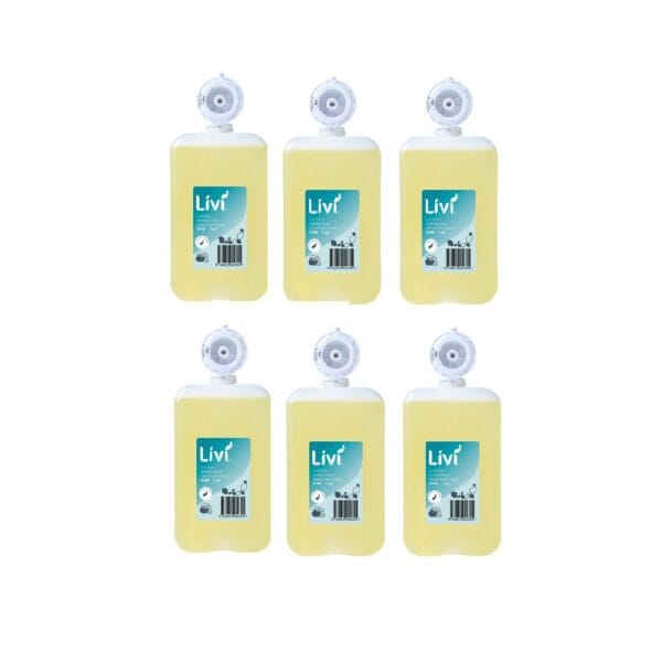 SOLS100 Livi Active Antimicrobial Foam Hand Soap Pods 1Ltr