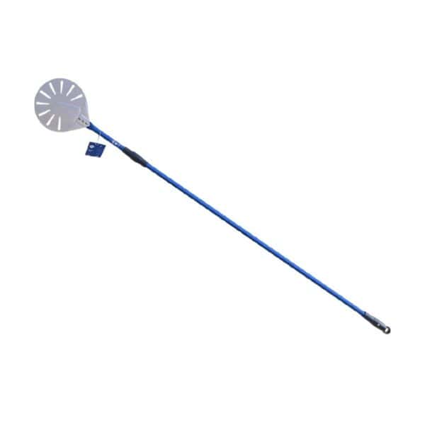 KH37383 Pizza Peel with 200mm Round Perforated Head and 1200mm Handle Aluminium Amore