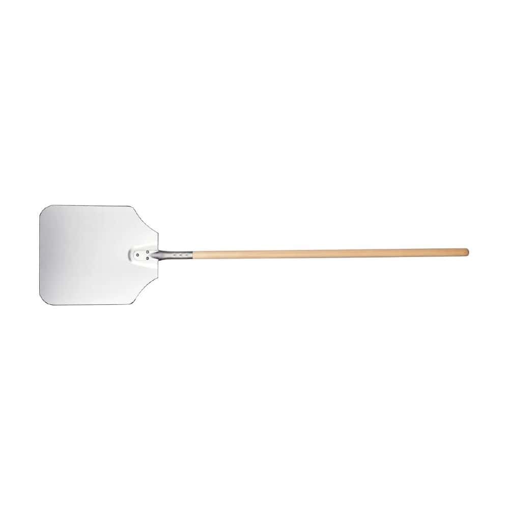 Pizza Peel with 300x300mm Square Head Aluminium and 1000mm Wood Handle Chef Inox