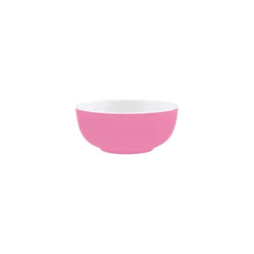 Melamine Round Bowl 820ml Gelato Pink/White