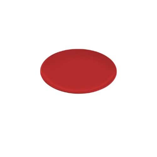 Melamine Round Coupe Plate 254mm Gelato Red