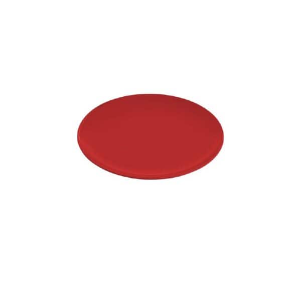 TK47501 Melamine Round Coupe Plate 254mm Gelato Red