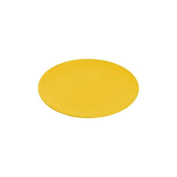 TK47610 Melamine Round Coupe Plate 254mm Gelato Yellow
