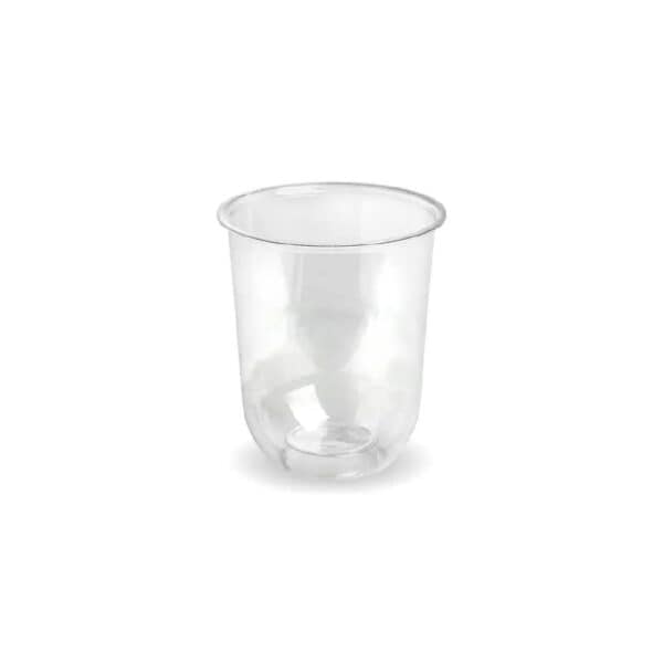 BIOQ250C Unbranded Takeaway Tumbler 250ml BioCup Clear