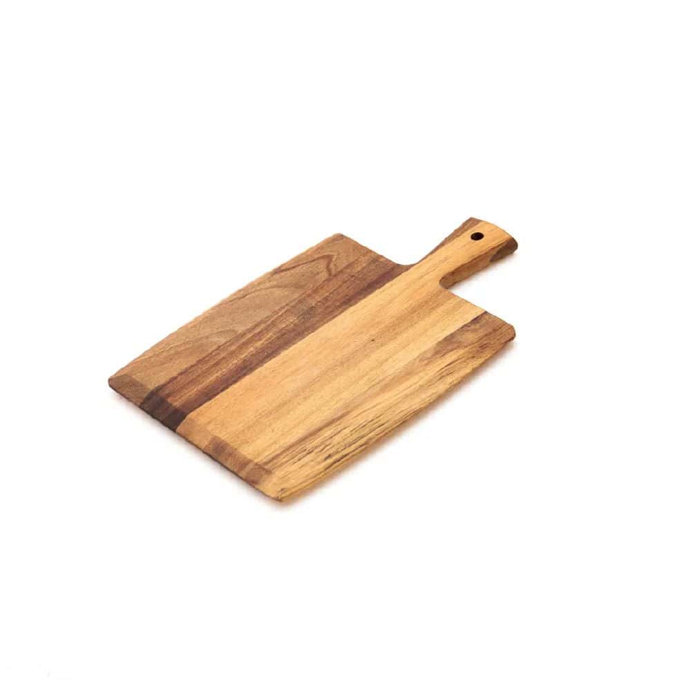 Acacia Paddle Serving Board 430x250x15mm w/ Handle HandKraft