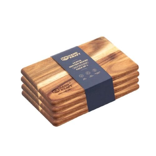 Acacia Serving Board 240x150x10mm HandKraft (Pack Of 4)