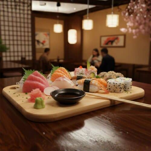 Bamboo Serving Board 350x230x10mm HandKraft