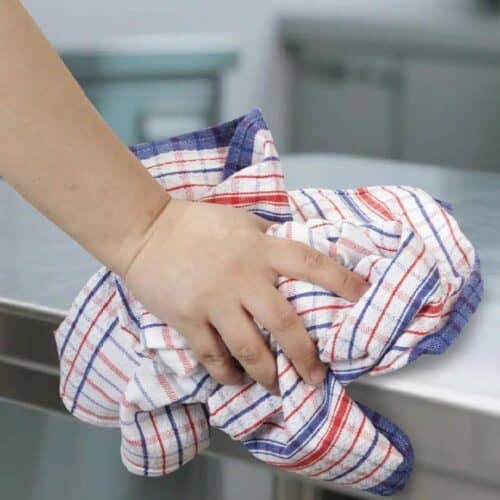 Stripe Teatowel 770x480mm Blended Cotton MegaChef