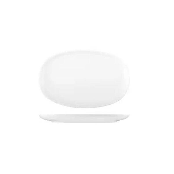Oval Coupe Plate 200mmx130mm Snow