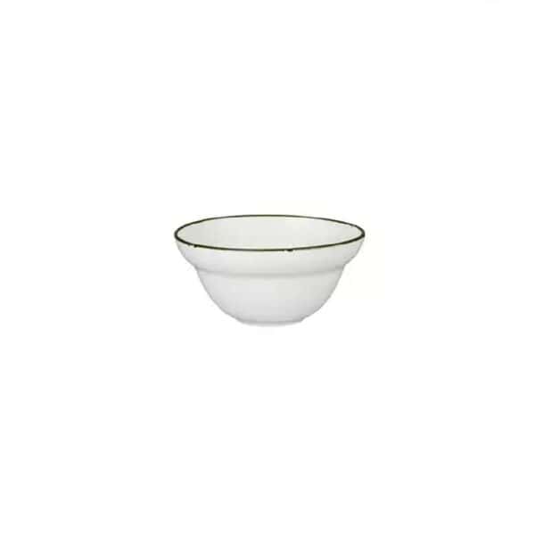TI94135WG Round Deep Bowl 470ml TinTin White/Green Line