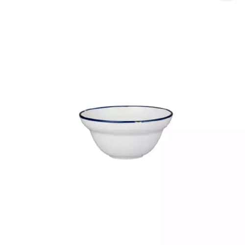 Round Deep Bowl 470ml TinTin White/Navy Line