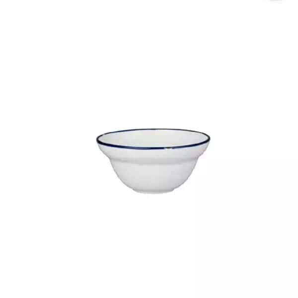 Round Deep Bowl 470ml TinTin White/Navy Line