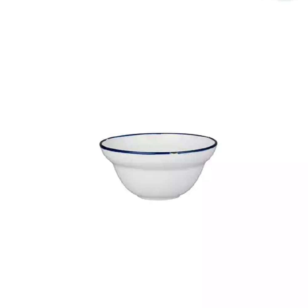 Round Deep Bowl 470ml TinTin White/Navy Line