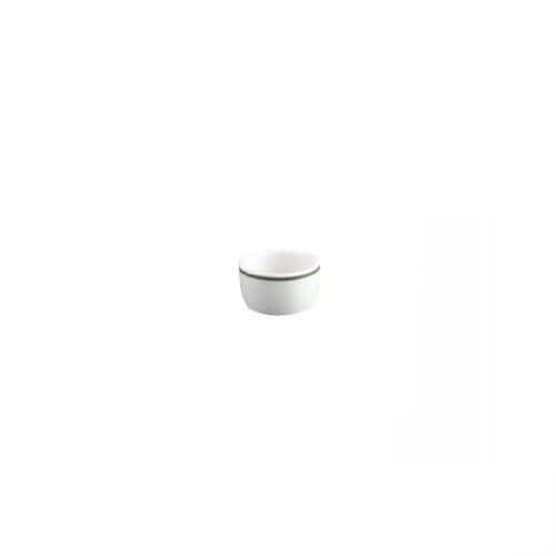 Ramekin 60ml Green Bay White/Green Double Line