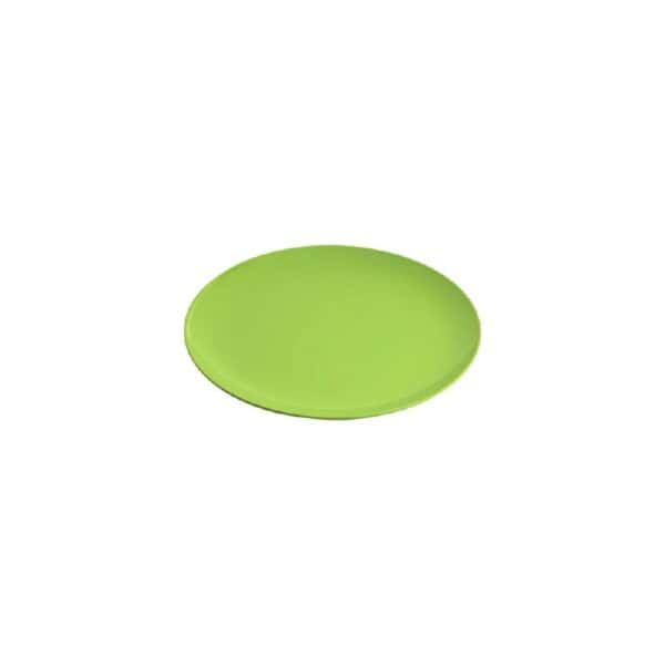 TK47430 Melamine Round Coupe Plate 203mm Gelato Lime Green