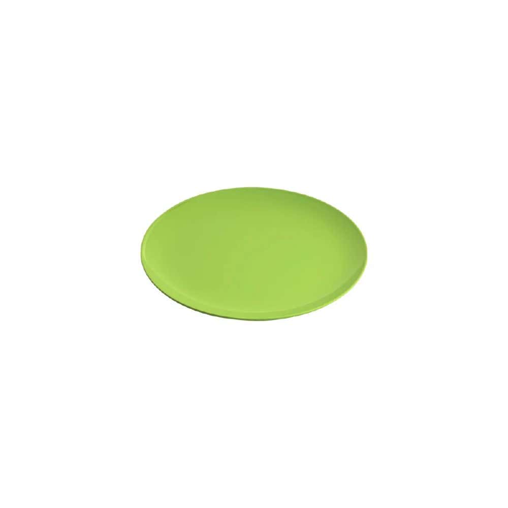 Melamine Round Coupe Plate 203mm Gelato Lime Green