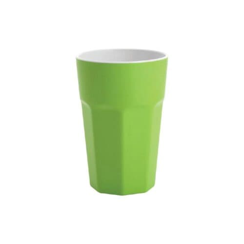 Melamine Tumbler 500ml Gelato Lime Green/White