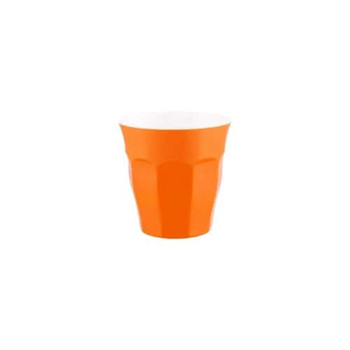 Melamine Tumbler 300ml Gelato Orange/White