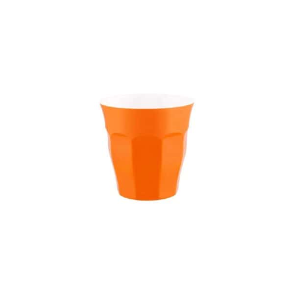TK47486 Melamine Tumbler 300ml Gelato Orange/White