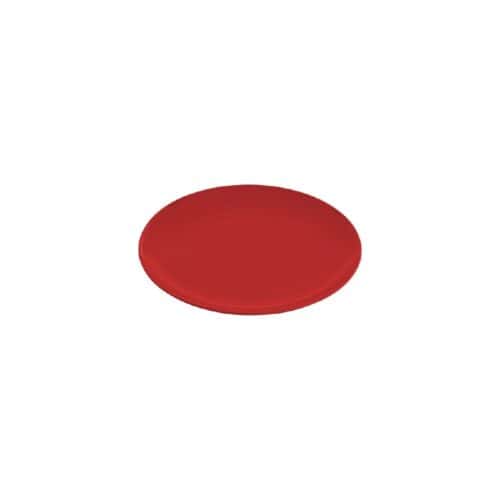 Melamine Round Coupe Plate 203mm Gelato Red
