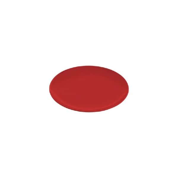 Melamine Round Coupe Plate 203mm Gelato Red