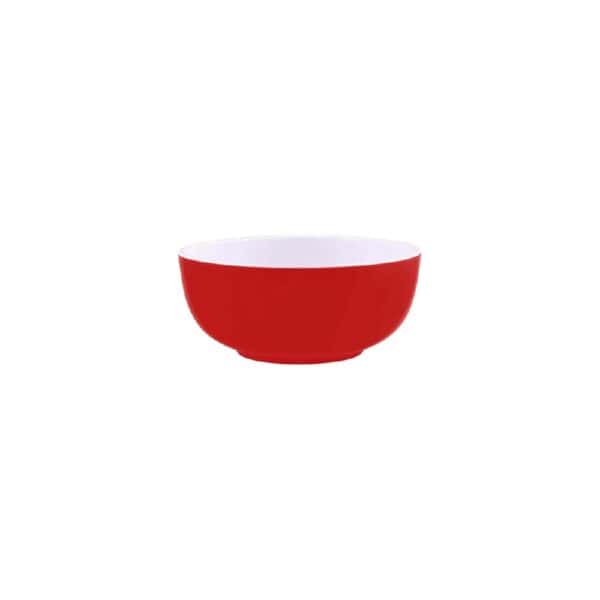 TK47513 Melamine Round Bowl 820ml Gelato Red/White