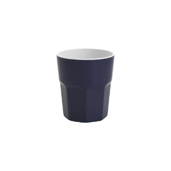 TK47536 Melamine Tumbler 410ml Gelato Navy Blue/White