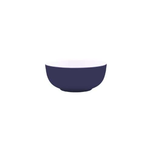 Melamine Round Bowl 820ml Gelato Navy Blue/White