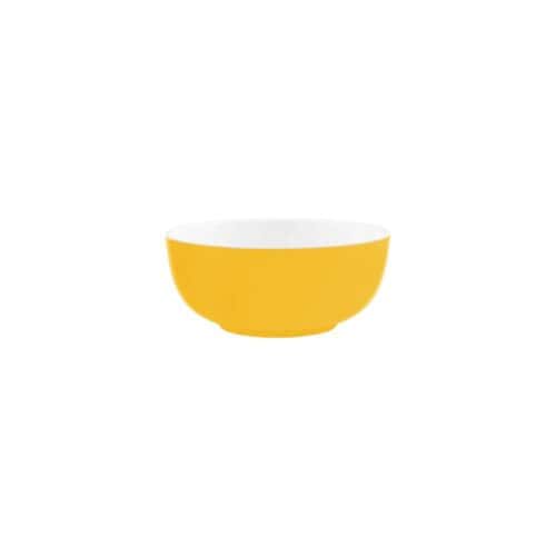 Melamine Round Bowl 820ml Gelato Yellow/White