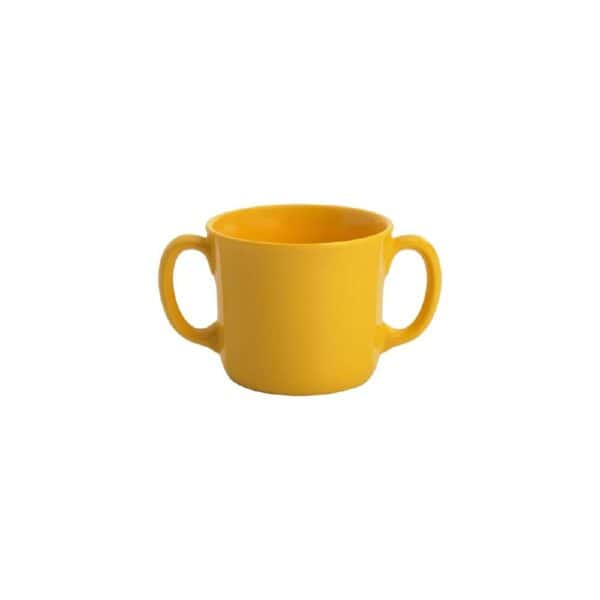 TK47608 Melamine Mug 350ml w/ 2 Handles Gelato Yellow