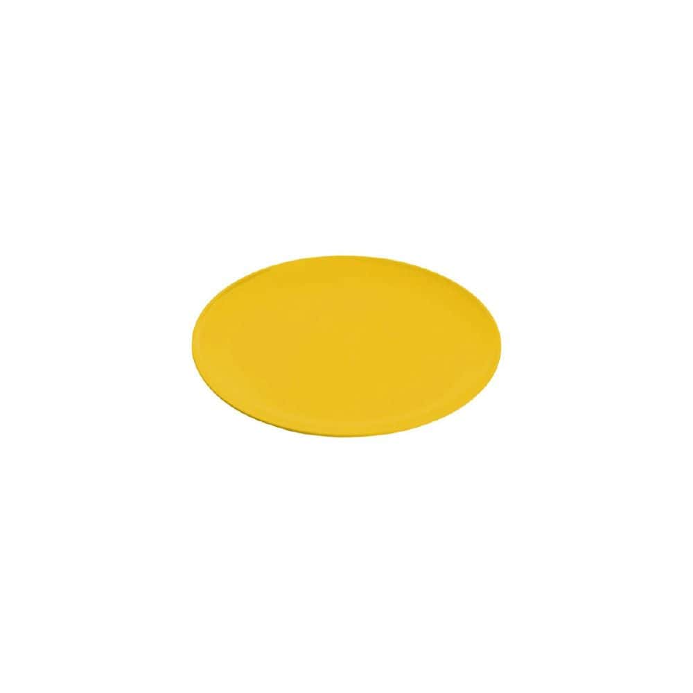 Melamine Round Coupe Plate 203mm Gelato Yellow