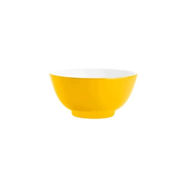 TK47611 Melamine Cereal Bowl 770ml Gelato Yellow/White