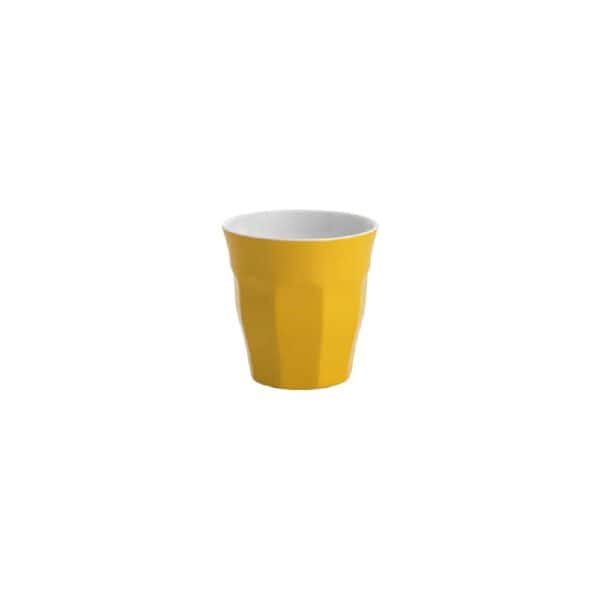 TK47612 Melamine Tumbler 200ml Gelato Yellow/White