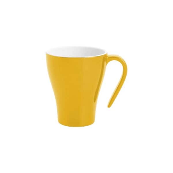 Melamine Stackable Mug 350ml Gelato Yellow/White