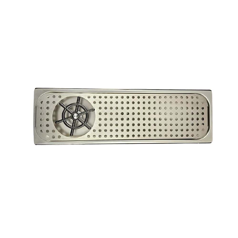 Glass/Milk Jug Rinser w/ Honeycomb Drain Tray 600