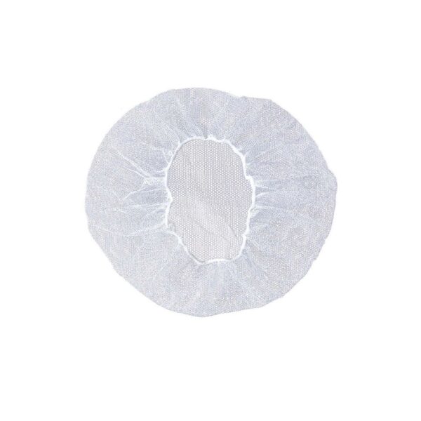 BASBNR21124 Polypropylene Bouffant Cap 21" - White