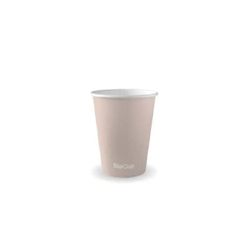 Stone Single Wall Takeaway Coffee Cup 390ml / 12oz (90mm) BioCup