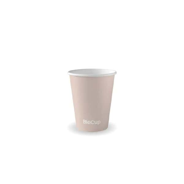 Stone Single Wall Takeaway Coffee Cup 280ml / 8oz (80mm) BioCup