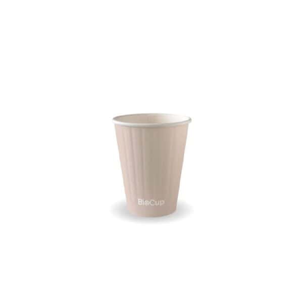 Stone Double Wall Takeaway Coffee Cup 255ml / 8oz (80mm) Biocup