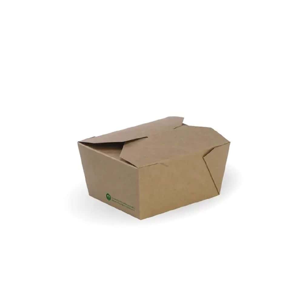 Takeaway Lunch Box 110x90x64mm Small BioBoard Kraft