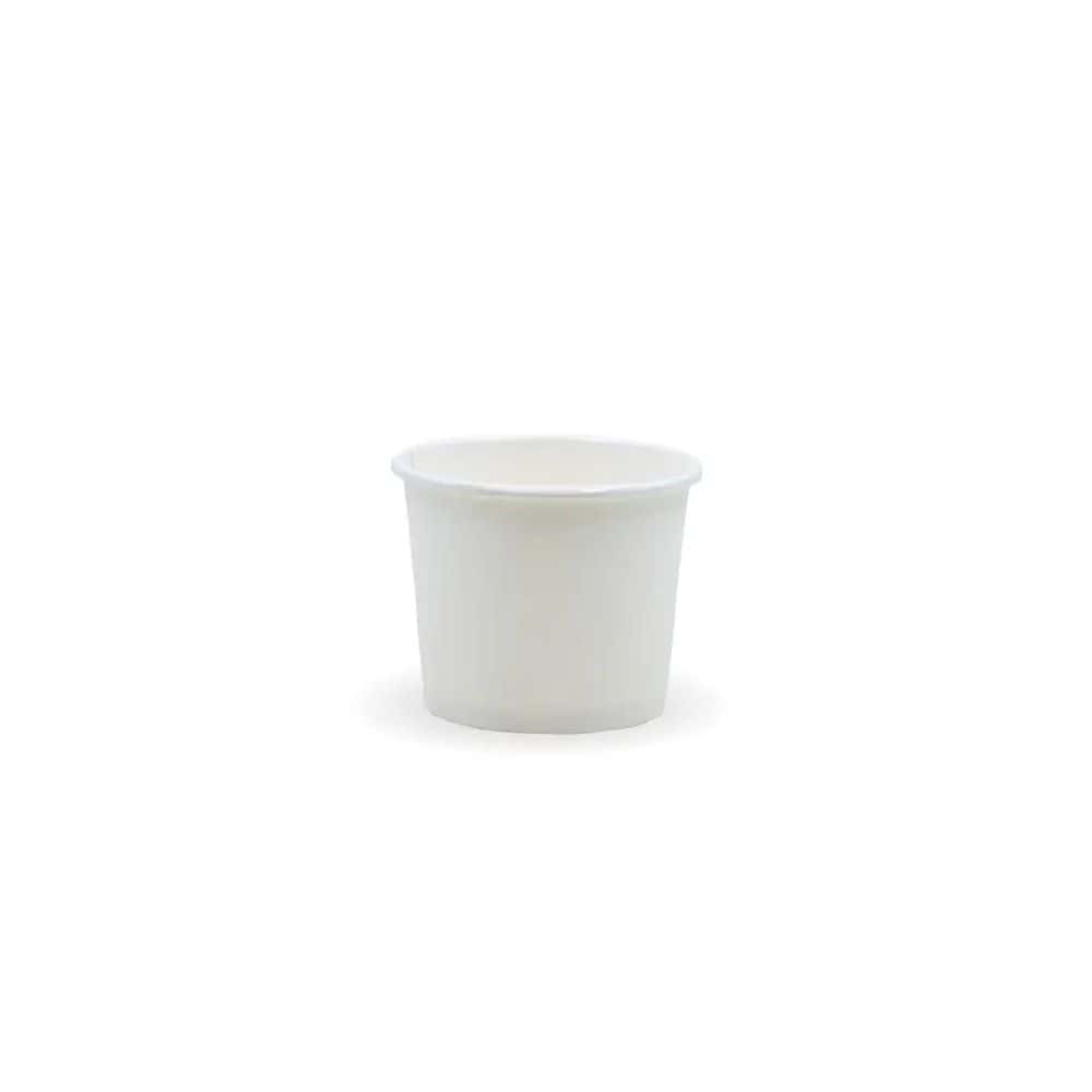 Sauce Cup 90ml (3oz) BioCup White