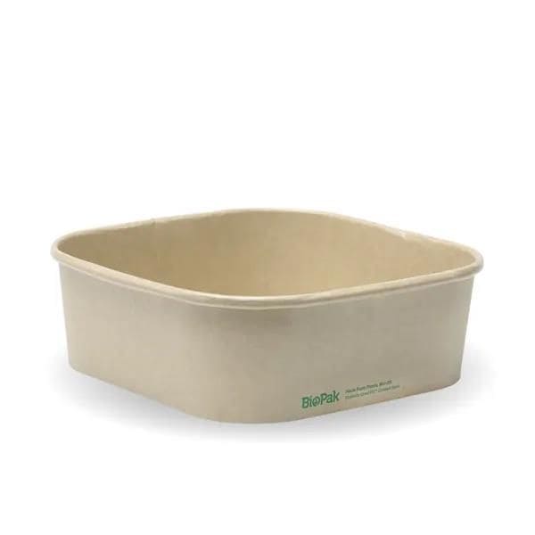 Square Takeaway Base 1000ml BioBoard Kraft