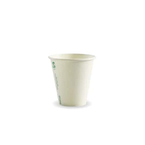 Single Wall Takeaway Coffee Cup 280ml / 8oz (90mm) BioCup White