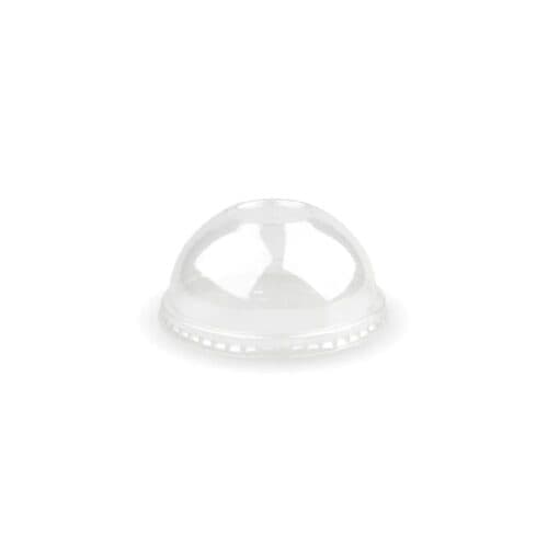 Dome Lid w/ Straw Slot Suits (105mm) Takeaway Cold Cup BioCup Clear