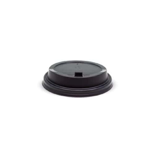 Reclosable Lid Suits (90mm) Takeaway Coffee Cup BioCup Black