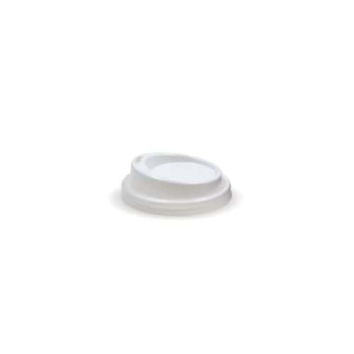 Sipper Lid Suits (63mm/4oz) Takeaway Coffee Cup BioCup White